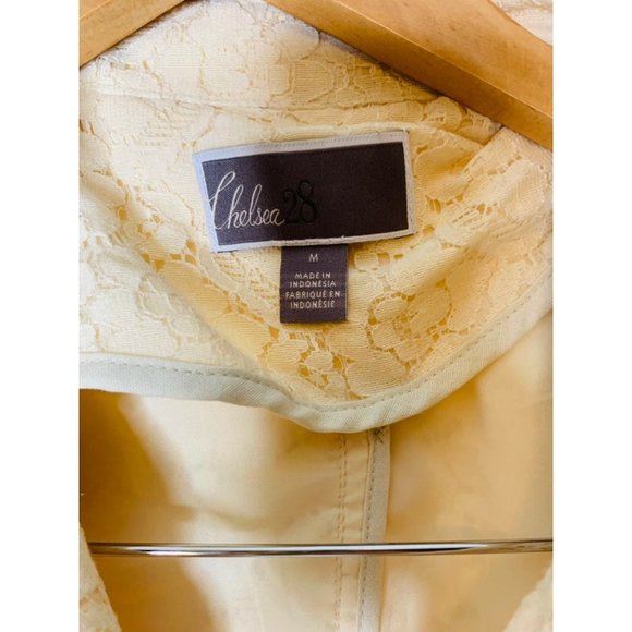 Chelsea 28 Anthropologie Lace Peacoat NWT Medium - Picture 2 of 4